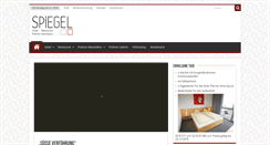 Desktop Screenshot of hotelspiegel.at