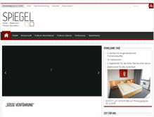 Tablet Screenshot of hotelspiegel.at